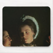 Ein Experiment auf einem Vogel in der Luftpumpe, Mousepad (Vorne)