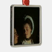 Ein Experiment auf einem Vogel in der Luftpumpe, Ornament Aus Metall (Rechts)