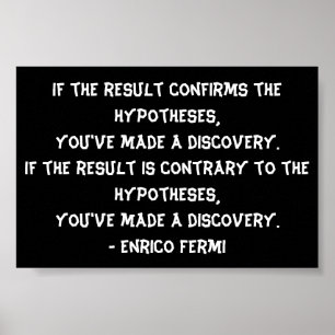 Ein Experimentierplakat für die Entdeckungswissens Poster