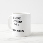 EIN EXPERTE AM SEIN EIN VATER SEIT 1948, HAPPYFA… KAFFEETASSE (Vorderseite Links)