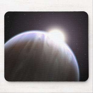 Ein extrasolar Planet mit seinem Elternteilstern Mousepad