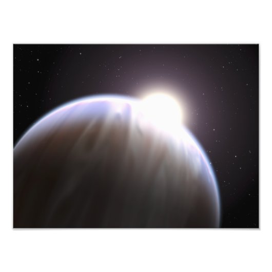 Ein extrasolarer Planet mit seinem Mutterstar Fotodruck (Vorne)
