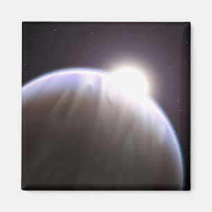 Ein extrasolarer Planet mit seinem Mutterstar Magnet