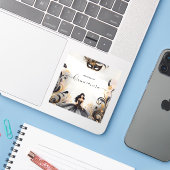 Ein Extravaganter Prom Masquerade Ball Quinceanera Aufkleber (Laptop mit iPhone)