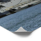 Ein F-15 Adler bekommt einen Aufzug von einem Kran Poster (Ecke)