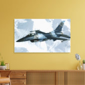Ein F-16-Aggressor Leinwanddruck (Insitu (Wohnzimmer))