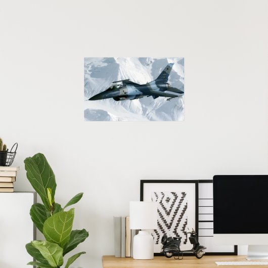 Ein F-16-Aggressor Poster (Heimbüro)