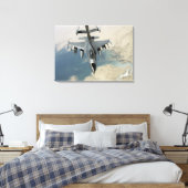 Ein F-16-Kämpffalken schürt Leinwanddruck (Insitu (Schlafzimmer))