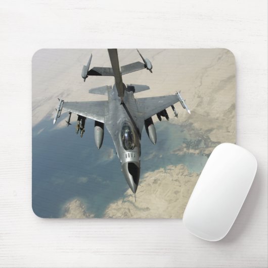 Ein F-16-Kämpffalken schürt Mousepad (Mit Mouse)