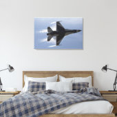 Ein F-16-Kampffalken zieht hohe Gs Leinwanddruck (Insitu (Schlafzimmer))