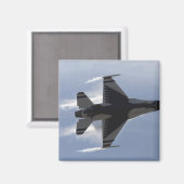 Ein F-16-Kampffalken zieht hohe Gs Magnet (Vorderseite/Rückseite)