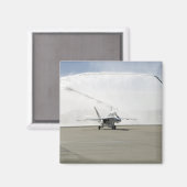 Ein F-18-Flugzeug Magnet (Vorderseite/Rückseite)