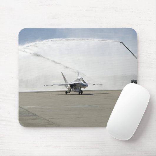 Ein F-18-Flugzeug Mousepad (Mit Mouse)
