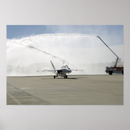 Ein F-18-Flugzeug Poster (Vorne)