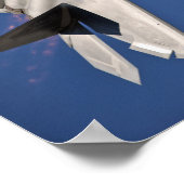 Ein F-22 Raptor-Flugzeug Poster (Ecke)