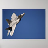 Ein F-22 Raptor-Flugzeug Poster (Vorne)