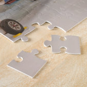 Ein F-6F Hellcat-Weltkriegkämpfer-Flugzeug an Puzzle (Seite)