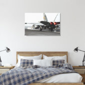 Ein F/A-18C Hornet startet vom Cockpit Leinwanddruck (Insitu (Schlafzimmer))