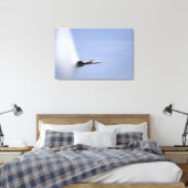 Ein F/A-18E Super Hornet erreicht die Geschwindigk Leinwanddruck (Insitu (Schlafzimmer))