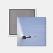 Ein F/A-18E Super Hornet erreicht die Geschwindigk Magnet (Vorderseite/Rückseite)