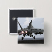 Ein F/A-18E Super Hornet startet Button (Vorne & Hinten)