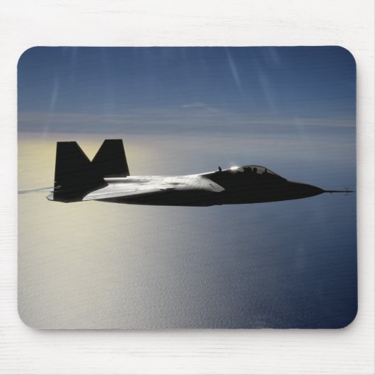 Ein F/A-22 Raptor fliegt eine Ausbildungsmission 2 Mousepad (Vorne)