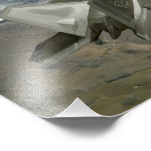 Ein F/A-22 Raptor fliegt eine Trainingsmission Fotodruck (Ecke)