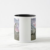 Ein F/A-22 Raptor fliegt eine Trainingsmission Tasse (Zentrum)