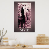Ein fabelhafter Flapper 36 x 24 Poster (Küche)