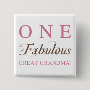 Ein fabelhaftes Grandma-Geschenk Button