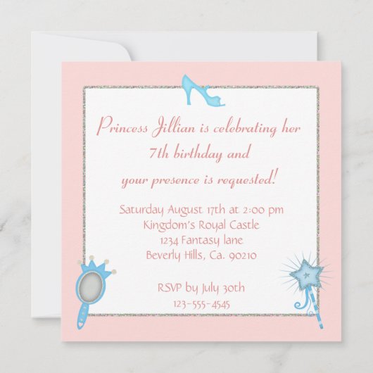 Ein fabelhaftes Party Einladung (Rückseite)