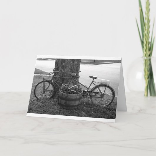 Ein Fahrrad errichtet für zwei Karte (Vorderseite)