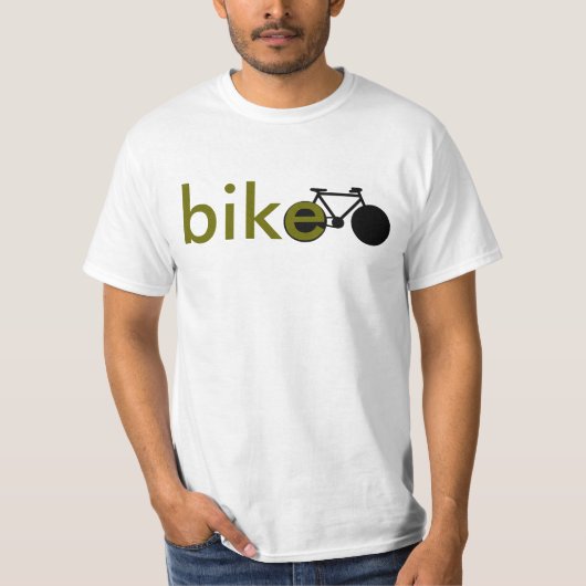 ein Fahrrad T-Shirt (Vorderseite)