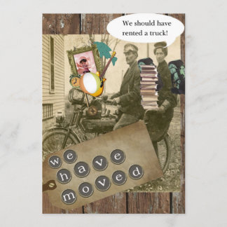 Ein Fahrrad weitergehen Einladung