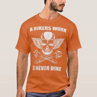 Ein Fahrradschub wird nie ausgeführt - für Motorra T-Shirt