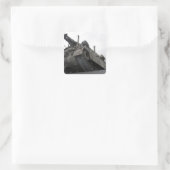 Ein Fahrzeug der Herkules-Erholung M88A2 Quadratischer Aufkleber (Tasche)