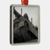 Ein Fahrzeug der Herkules-Erholung M88A2 Silbernes Ornament (Rechts)