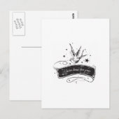 "Ein faires Haus als Prose" Postkarte (Vorne/Hinten)