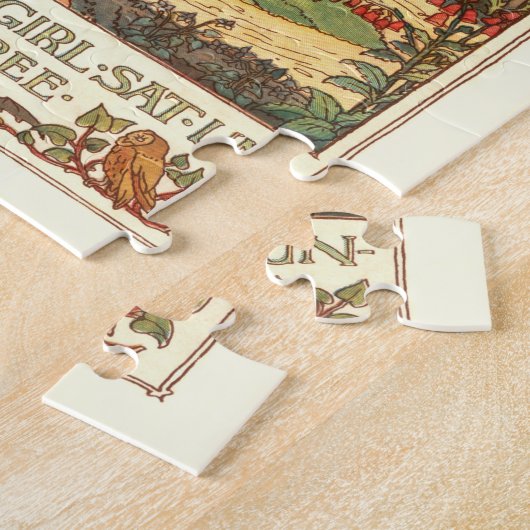 "Ein faires kleines Mädchen" Puzzle (Seite)