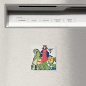 Ein Falconer vom Codex de Capodilista Magnet (In Situ (Geschirrspüler))