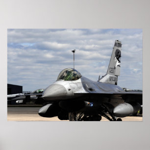Ein Falken der F-16 Poster