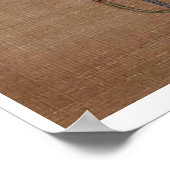 Ein Falken - Koreanischer Scroll aus dem 16. Jahrh Poster (Ecke)