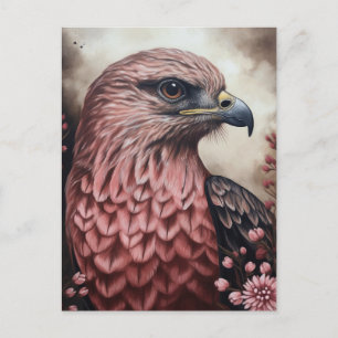 Ein Falkengemälde Postkarte