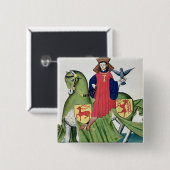 Ein Falkner, von Codex de Capodilista Button (Vorne & Hinten)