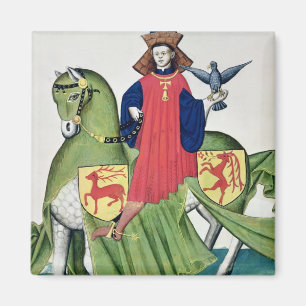 Ein Falkner, von Codex de Capodilista Magnet