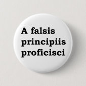 Ein falsis principiis proficisci button (Vorderseite)