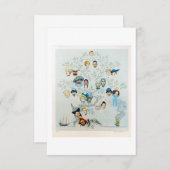 Ein Familienbaum 1959-Portrait Einladung (Vorne/Hinten)