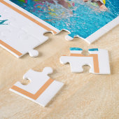 Ein Familienfoto Collage Hanukkah Geschenk Keepake Puzzle (Seite)