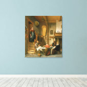 Ein Familiengrau Leinwanddruck (Insitu (Holzboden))