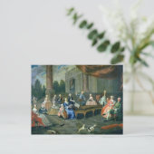 Ein Familienkonzert im Schloss Renescure Postkarte (Stehend Vorderseite)